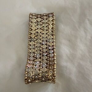 Premier Designs Gold and Silver Beaded Bracelet
